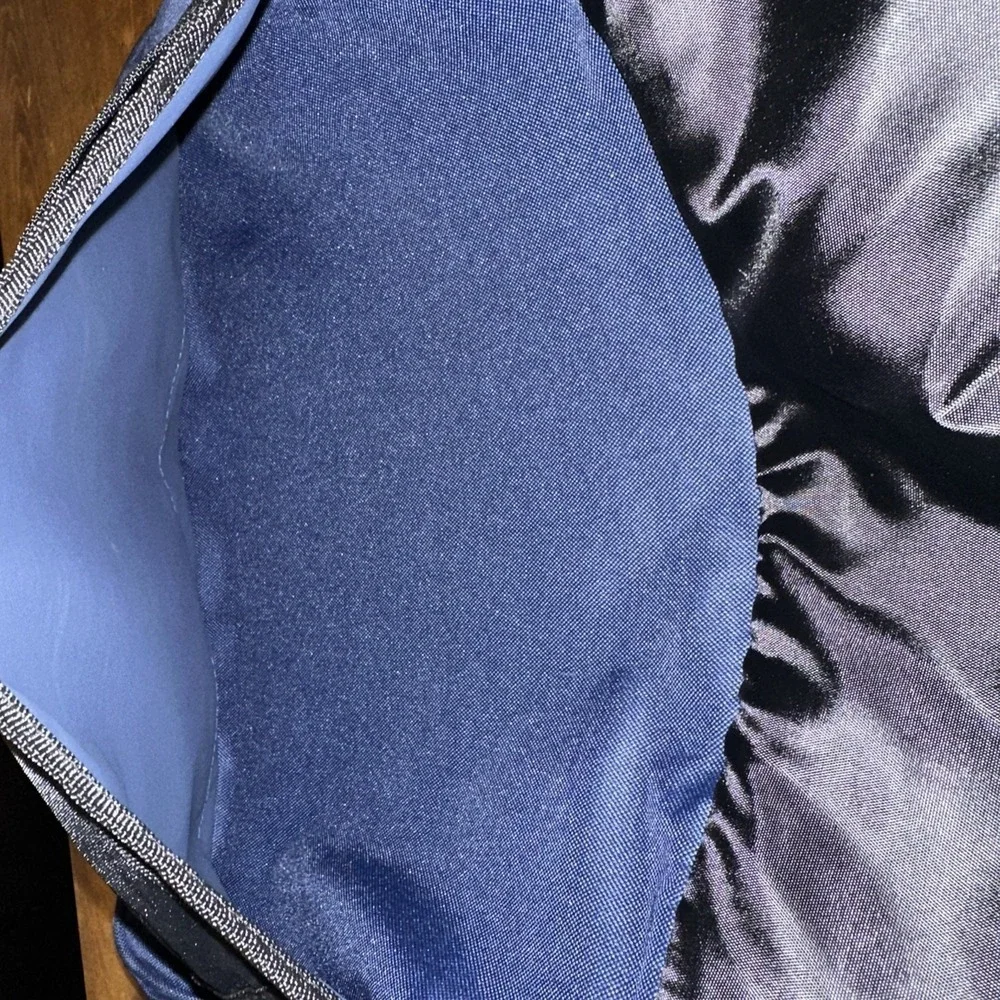 VTG Walmart Brand Messenger Bag Laptop Case Blue Multiple Pockets